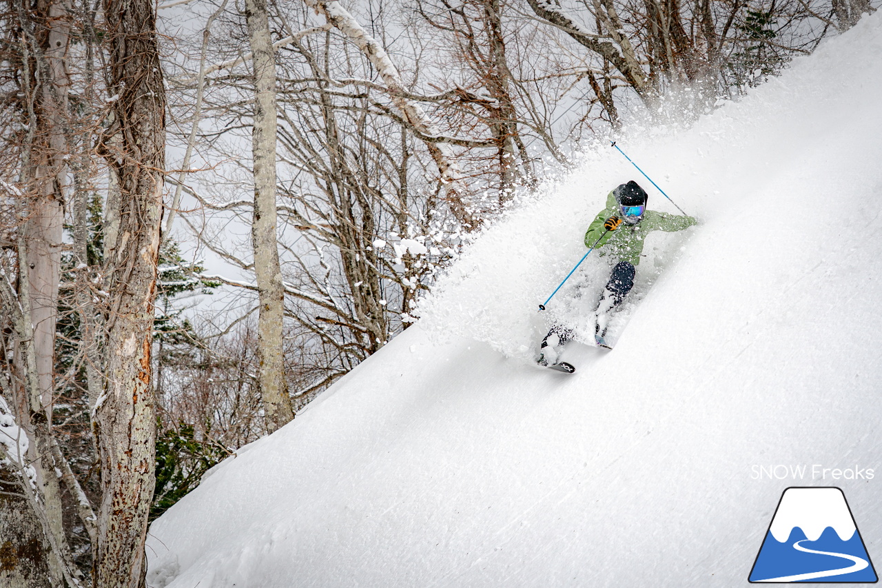 サッポロテイネ｜今シーズンは春セッション！プロスキーヤー・谷藤昌司さんと滑る１日。まさかのパウダー？！